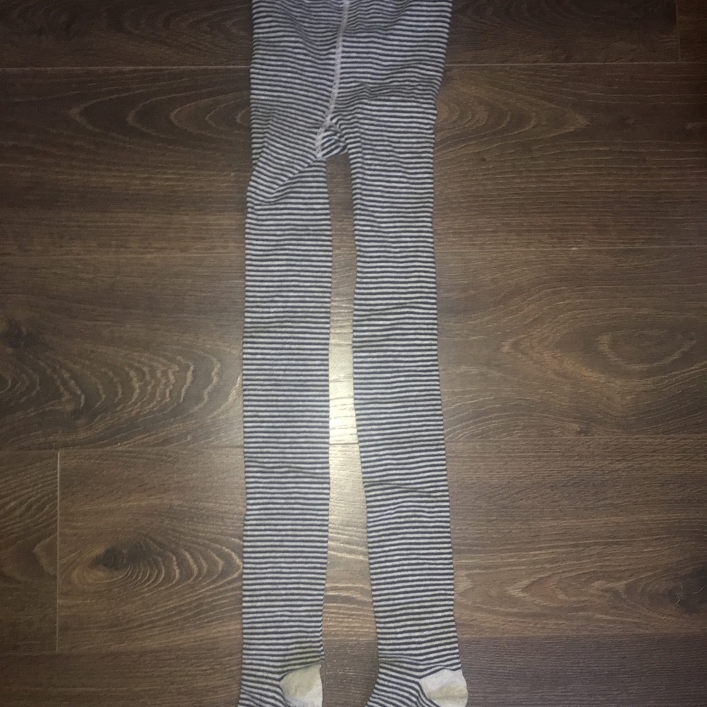 BLUE & GREY STRIPED STOCKINGS - OKAÏDI